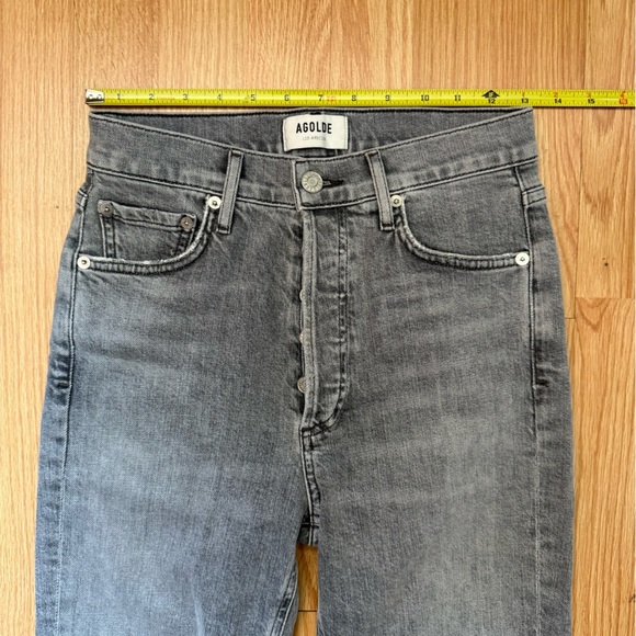 AGOLDE NICO high rise slim jeans size 24 - Picture 7 of 7